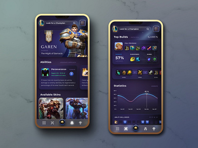 League of Legends Gaming Mobile App.