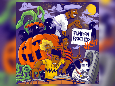 Pumpkin Patched - JK47 EP anime comics cover art design illustration music