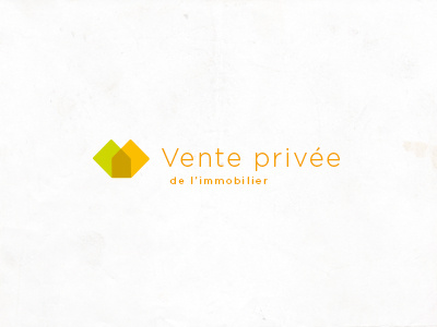 Vente privée Immobilier immobilier logo privée vente