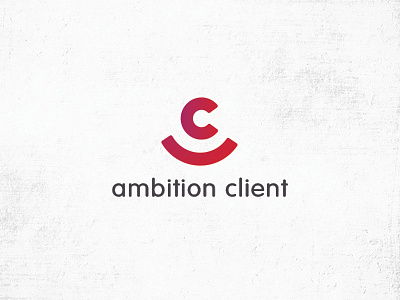 Logo Ambition Client client color icotype logo sourire typo