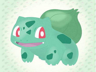 Bulbasaur bulbasaur illustration pokemon