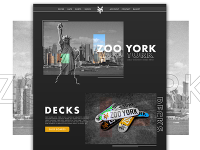 ZOO YORK adobe xd boarding decks skate board skateboard shop skating zoo york