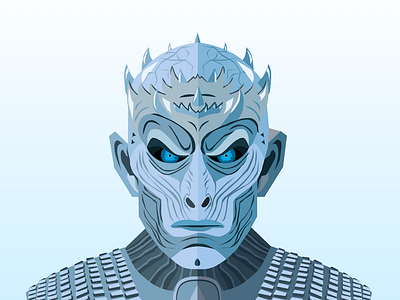 Beyond the Wall game of thrones got illustration nights king poster design vector whitewalker