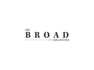 The Broad Collective branding logo design