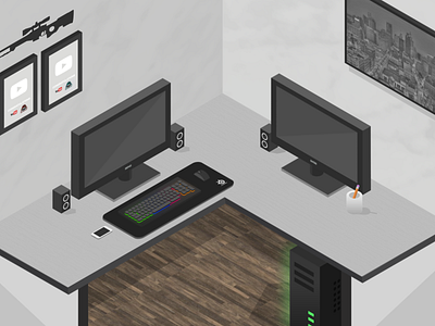 Isometric Desk/Setup