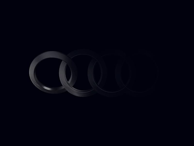 Audi Logo Sting animation audi logo loop sting