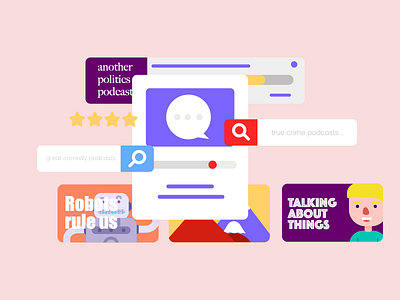 Podcasts Podcasts illustration podcasts