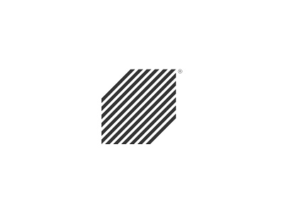 Living Cube brand cube geometric icon logo symbol