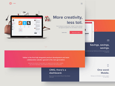 Yugen Web desktop fashion ui web website