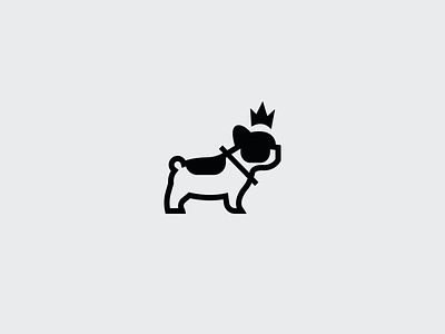 Doggie Icon. animal collar. crown dog icon perro pet puppy symbol