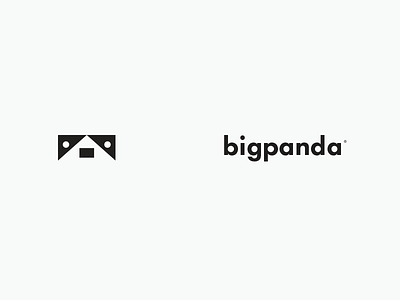 bigpanda animal big bw futura logo minimal panda