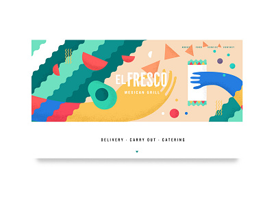 El Fresco Branding - Website branding colors fresh mexican ux vivid website