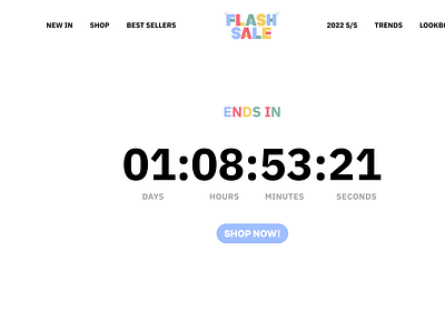 DailyUI#14 - Countdown Timer