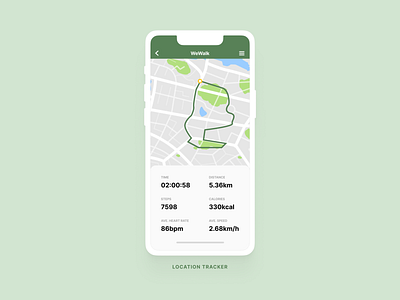 DailyUI#20 - Location Tracker app branding dailyui design interface ui ux