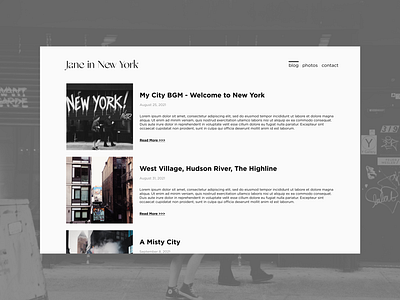 DailyUI#35 - Blog Post