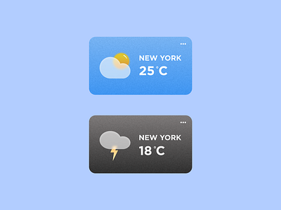 DailyUI#37 - Weather branding dailyui design glassmorphism interface iphone ui ux web widget