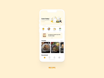 DailyUI#40 - Recipe branding dailyui design illustration interface ui ux