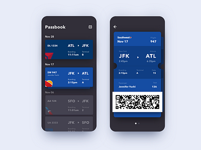 Daily UI - 024 Boarding Pass app interface boarding pass daily ui dailyui e ticket flight flight ticket ticket