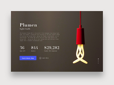 Daily UI 032 - Crowdfunding campaign