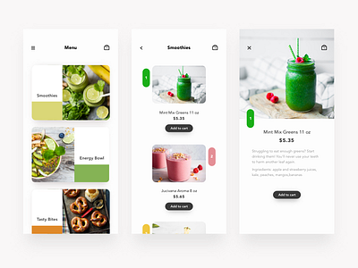 Daily UI - 043 Food/Drink Menu