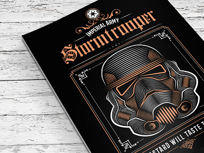Star Wars Stormtrooper Poster drawing illustration poster print star wars typography vector