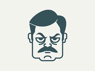 Ron Swanson mustache