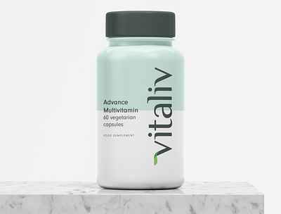 Identity design for a natural vitamin supplements brand brand identity branding design identity designer logo typography