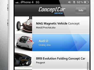 CCR app / listing app cars iphone listing