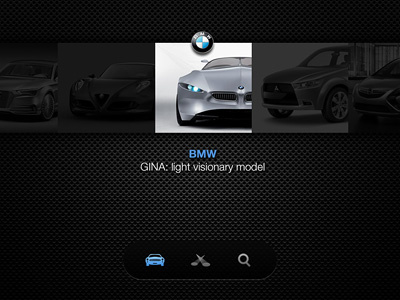 CCR car listing app bmw car ipad