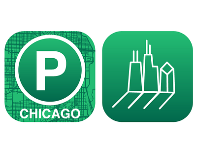 Daily UI #5 app app icon dailyui icon line art logo parking app