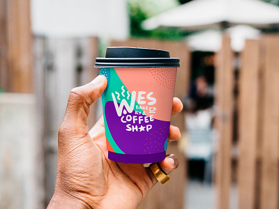 Wes Coffee Shop / Branding ali celebi art cartoon coffee colorful cool craft logo logo design mug paper