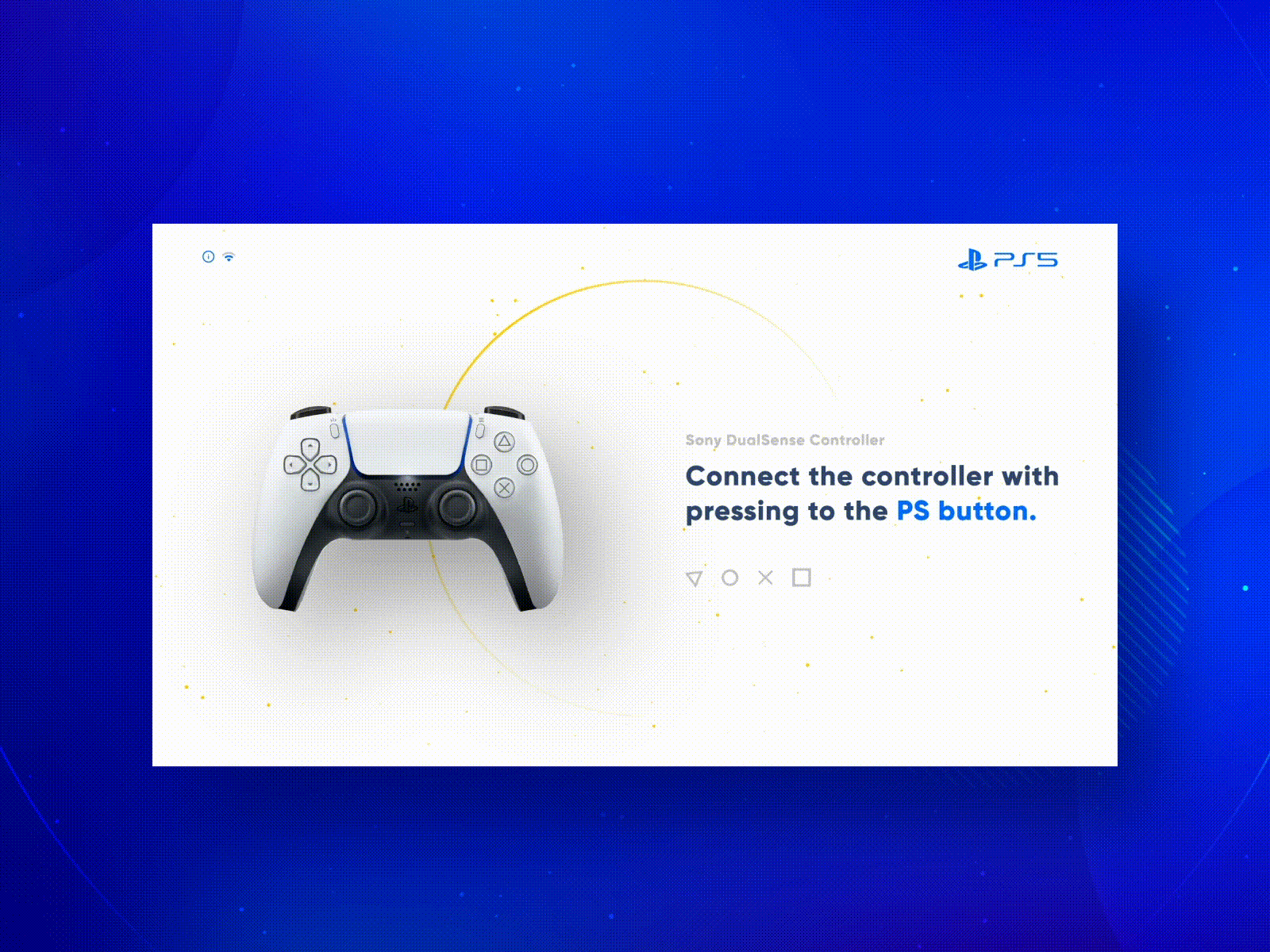 PlayStation 5 / UI Motion 2d app branding color console design dualsense game gif illustration motion player playstation ps5 typography ui ux