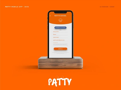 Patty App app design pet app uidesign