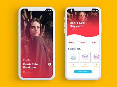 Meditation App UI Design