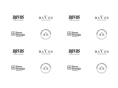 Davos Logo Alternative analitycs black logo circle logo creative design davos design istanbul logo management mountain serif logo strategy v logo vector