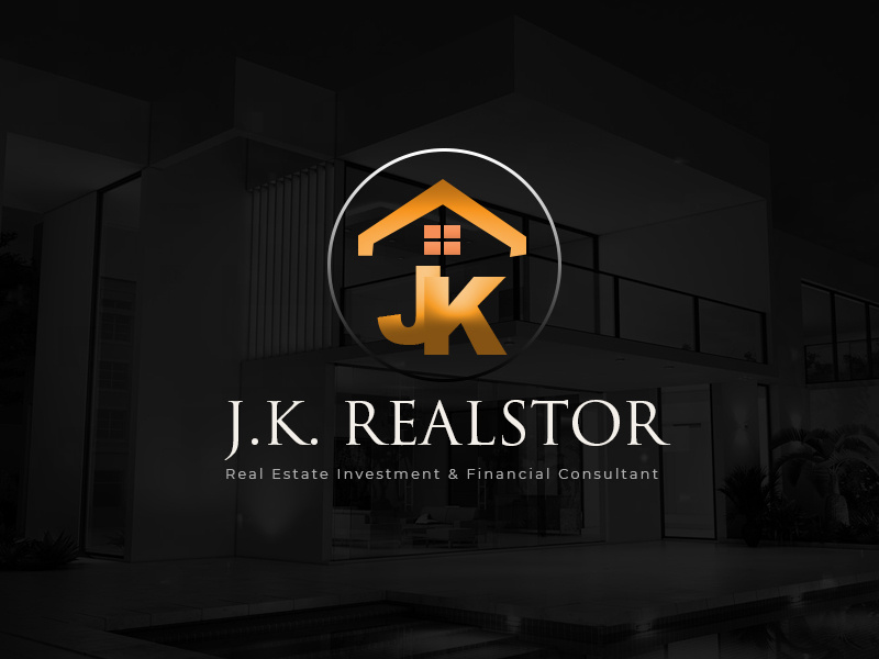J.K. PROPERTY LOGO by gulshan on Dribbble