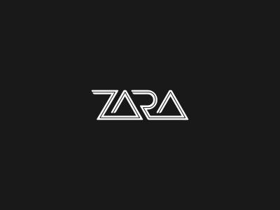Zara fashion logo zara