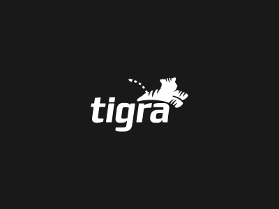 Tigra logo strip tiger tigra