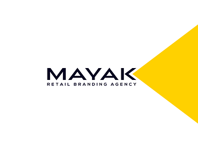 Retail Branding Agency agency light lighthouse logo mayak neon retail spot