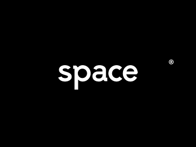 Space Logo letters logo minimal simple space typography