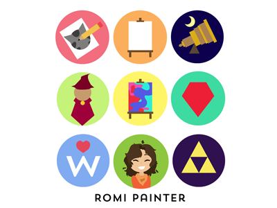 Romina Icons design icons illustration