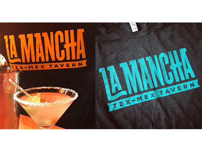 La Mancha Shirts branding design illustration lettering logo merchandise type typography