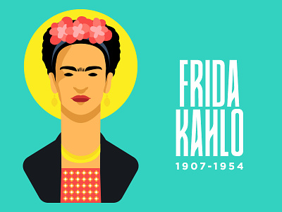 Frida Kahlo art character design frida illustration mangoline minimal