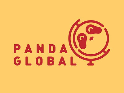 Panda Global logo design