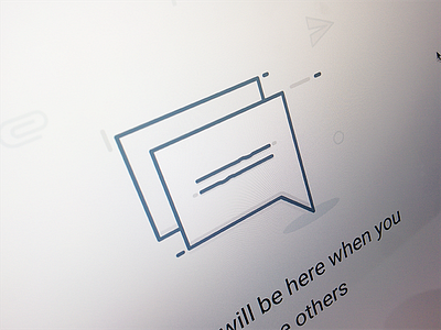 Empty State for an app android app chat dribbble empty flat icon kit minimal popular shot ui