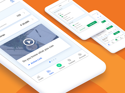 Insurance App Build 21 ads card colors design feed insurance material mobile product react ui ux