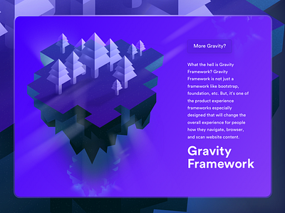 Gravity Framework 3d app branding design flat icon illustration product type ui ux web