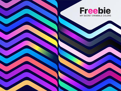 My Secret Dribbble UI Color Gradients for Sketch as Freebie app branding colors design dribbble flat free freebie gradient icon ui