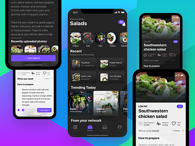 Salald Recipe App iOS