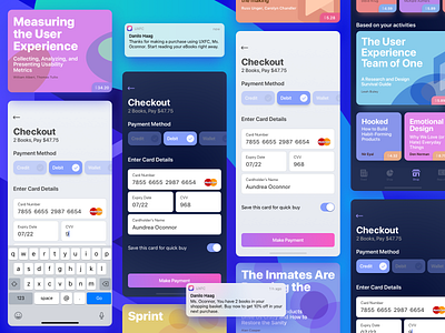 Buy Books - Checkout To Payment Page - light & dark theme app books branding checkout design ecommerce education interface ios iphone iphonex payment shop sketch ui ux